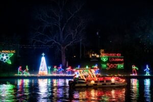 Erlebe den Louisiana Holiday Trail of Lights.