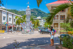 Victoria auf den Seychellen