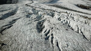 Gletscher von oben.