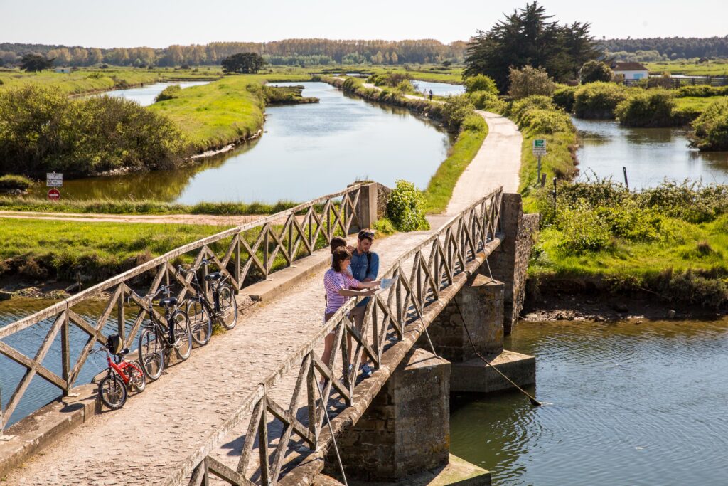 Die Hängebrücke von Tonnay-Charente in Frankreich