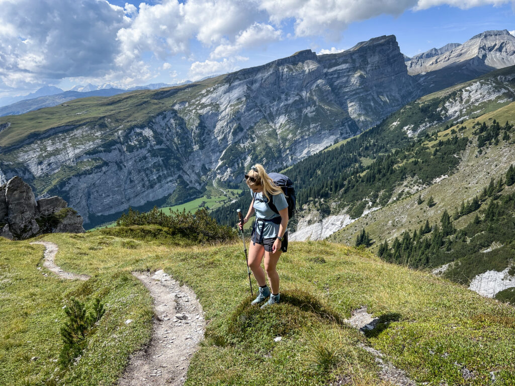 Die Wanderstrecke ermöglicht einen herrlichen Ausblick.