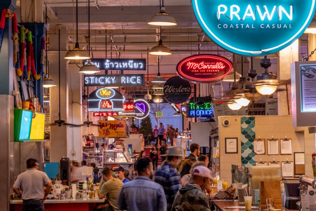 Grand Central Market in Los Angeles