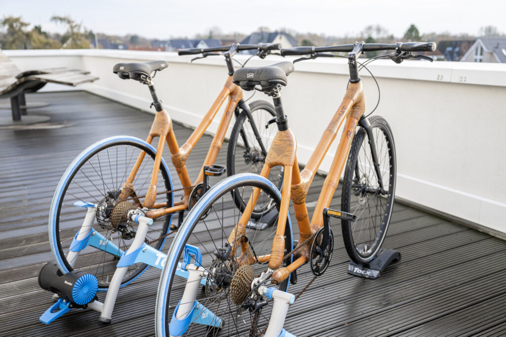 Mit den my Boo Bambus-Bikes fit werden.